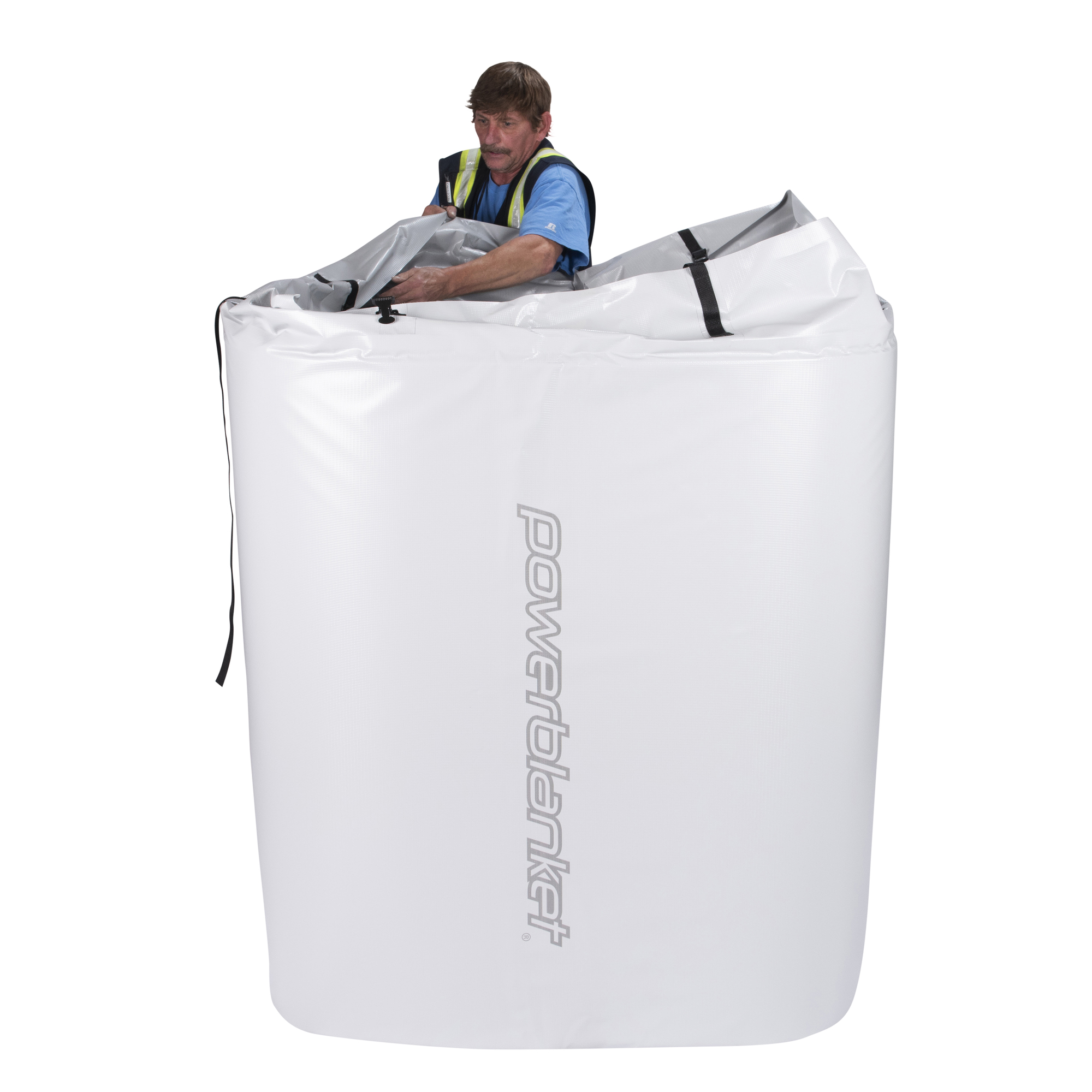 Powerblanket, 275-Gallon IBC Tote Heater, Gray, Max Temp 145°F, Volts 120, Model# TH275G